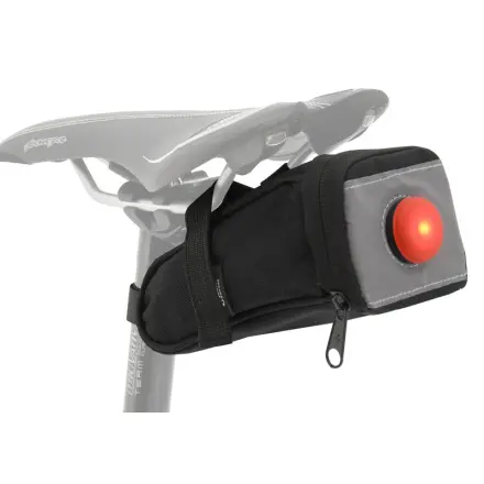 Compass Bike Cyklotaška pod sedlo se zadním LED světlem, 12021