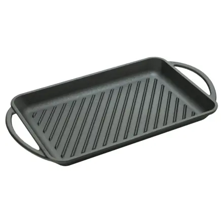Cattara Grilovací pánev s držadly LITINA 33x21,5cm, 13062