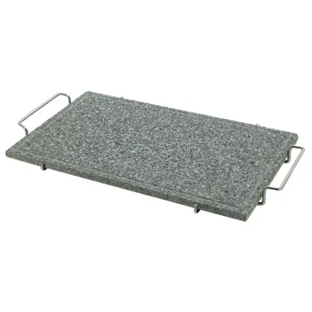 Grilovací kámen GRANIT XL s drážkou a držákem 50x30x1,65cm, 14071