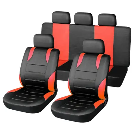 Compass Potahy sedadel sada 9ks SPORT červené AIRBAG, 31676