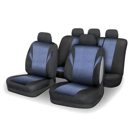 Compass Potahy sedadel sada 9ks POLY modré AIRBAG, 31678