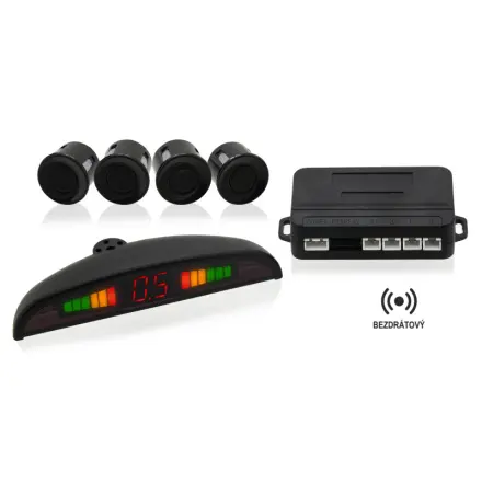 Compass Parkovací asistent 4 senzory, LED display, bezdrátový, 33603