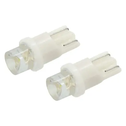 Compass Žárovka 1LED 12V  T10  bílá  2ks, T10 (W2.1x9.2d), 33709