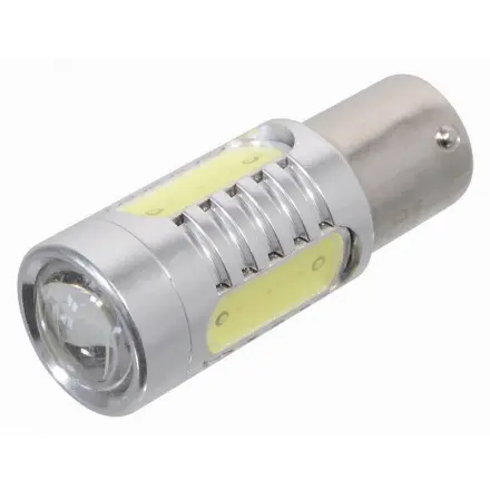 Compass Žárovka 4 SMD LED 12V Ba15S s rezistorem CAN-BUS ready bílá, Ba15s, 33809