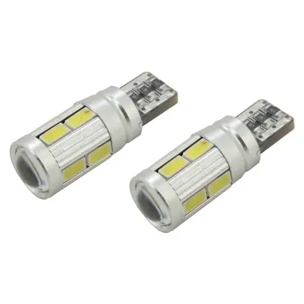 Compass Žárovka 10 SMD LED 3chips 12V T10 CAN-BUS ready bílá 2ks, T10 (W2.1x9.2d), 33821