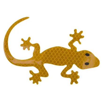 Compass Dekor samolepící GECKO žlutý, 34328