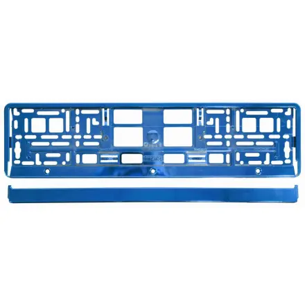 Compass Podložka pod SPZ BLUE metallic, 91563