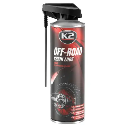 K2 OFF-ROAD CHAIN LUBE 500 ml - mazivo na řetězy motocyklů, amW140