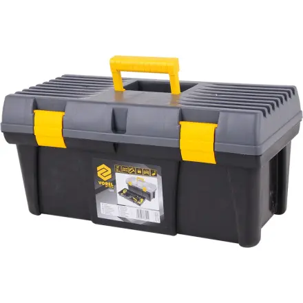 Vorel Box na nářadí plastový 20"  2 zámky šedé víko 50cm, TO-78802