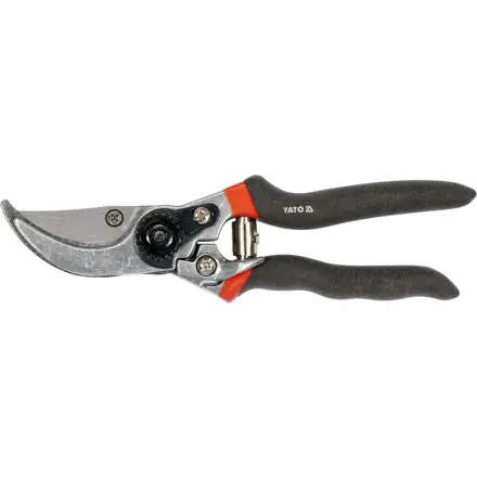 Yato Nůžky zahradnické 205mm (průměr do 15mm) šikmý stříh, YT-8800