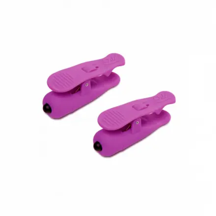 Willi Ff Wireless Vibr Nipple Clamps Purp, 3000009376