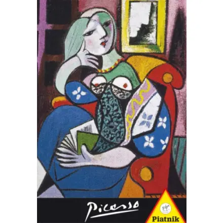 Dievča s Knihou - puzzle z kategorie Umelecké