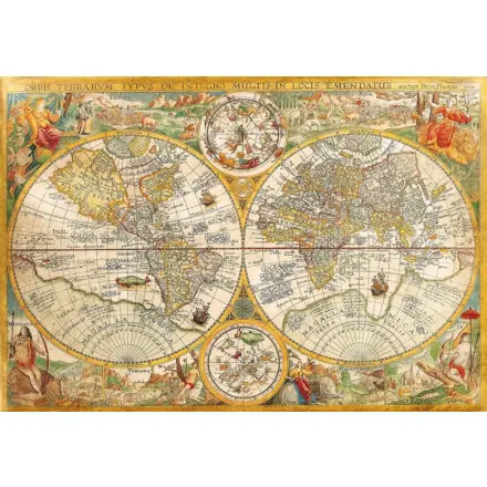 Clementoni Puzzle 2000 dílků Starověká mapa. Starožitná mapa světa