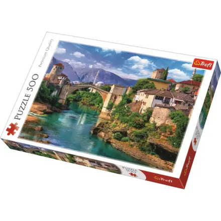 Trefl Puzzle Starý most v Mostaru, Bosna a Hercegovina 500 dílků 48x34cm