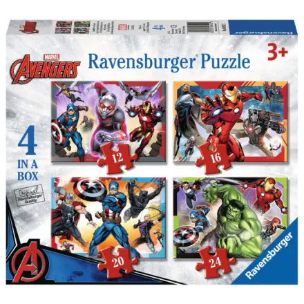 Ravensburger Puzzle Disney Marvel Avengers 4x puzzle v boxu