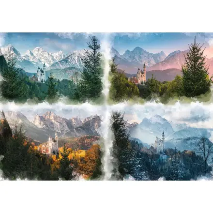 Neuschwanstein - puzzle z kategorie Prírodné scenérie
