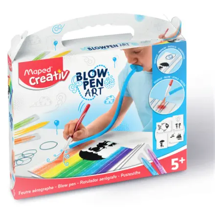 Sada Maped Creativ Blowpen String´Art Foukací pero 6 barev