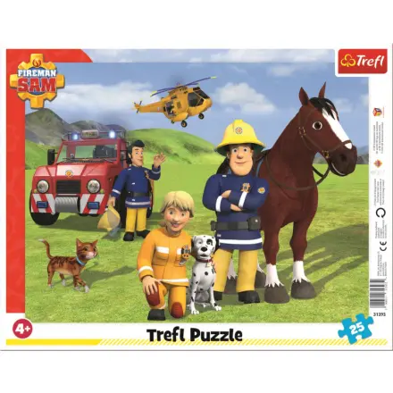 Trefl Puzzle Požárník Sam - Na hlídce 25 dílků