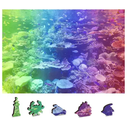 Korálový útes, dřevěné - puzzle z kategorie Ostatné