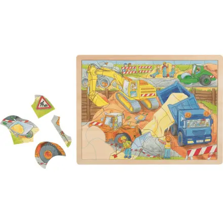 Na stavbě - puzzle z kategorie 15 – 60 dielikov