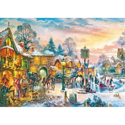 Winter Twilight - puzzle z kategorie Prírodné scenérie