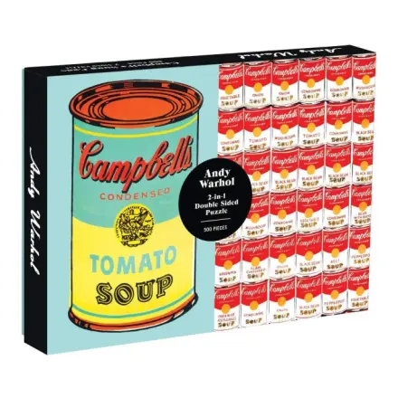 Andy Warhol Soup Can 2-sided 500 Piece Puzzle - puzzle z kategorie Ostatné