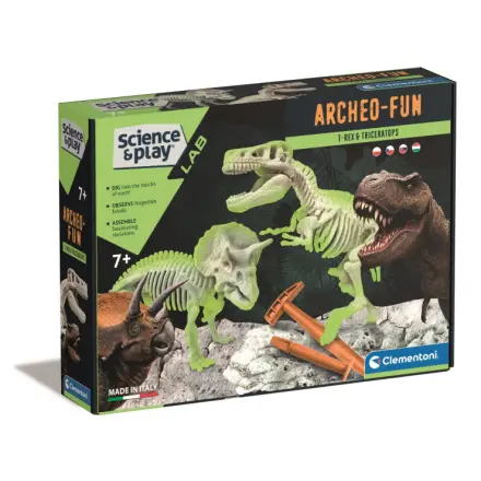 Vykopávky T-Rex + Triceraptos - hra z kategorie Vzdelávacie hry