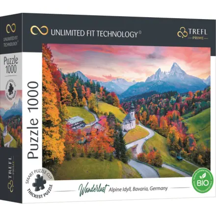 Trefl prime puzzle 1000 UFT - Toulky: Alpská idylka, Bavorsko, Německo