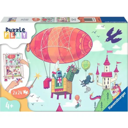 Ravensburger 05596 puzzle & play královská grilovačka 2x24 dílků
