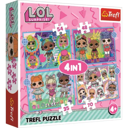 LOL Surprise Seznamte se s panenkami 4v1 - puzzle z kategorie Maxi dieliky