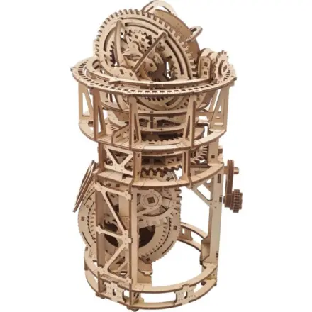 Ugears 3D dřevěné mechanické puzzle Hodinový strojek s tourbillonem