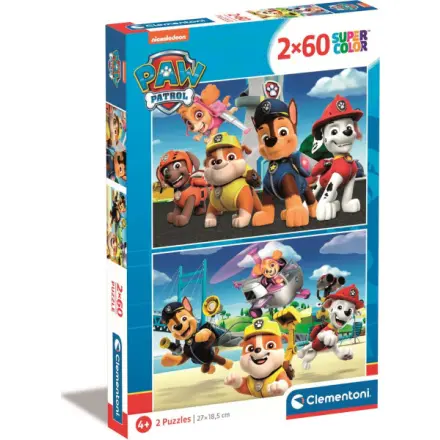 Clementoni - Puzzle 2x60 Tlapková Patrola