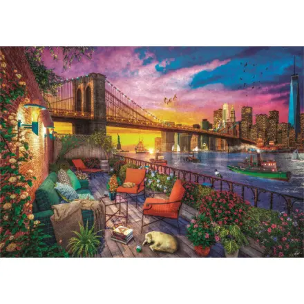 Clementoni - Puzzle 3000 Západ slunce nad Manhattanem