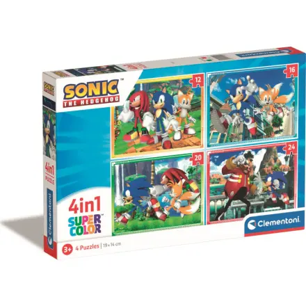 Sonic 4v1 - puzzle z kategorie 15 – 60 dielikov