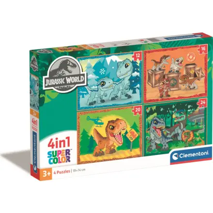 Puzzle Jurský svět 4v1 (12+16+20+24 dílků)