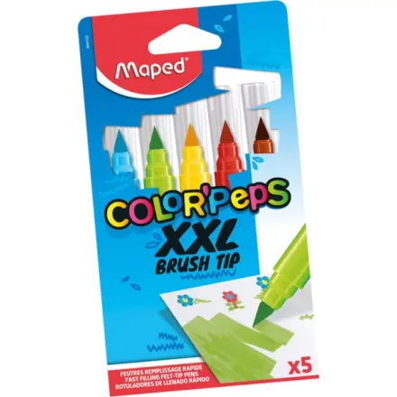 Fixy Maped Color’Peps XXL Brush 5 barev