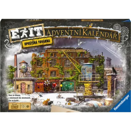 Ravensburger Exit Adventní kalendář Opuštěná továrna