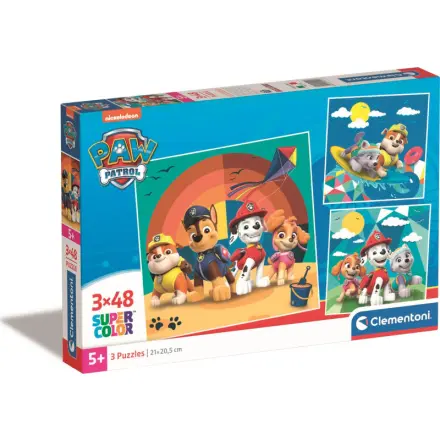 Clementoni - Puzzle 3x48 Square Tlapková Patrola