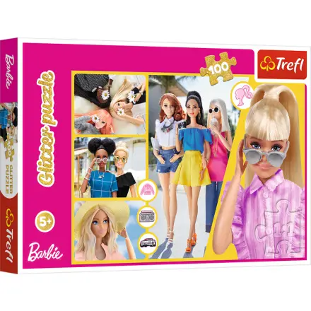 Třpytivé puzzle Barbie - puzzle z kategorie 60 – 300 dielikov