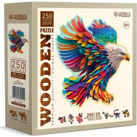 Bystrý orel, dřevěné - puzzle z kategorie Zvieratá