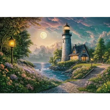 Puzzle 500d. Cherry Pazzi Maják v měsíční svitu