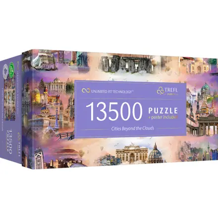 Puzzle Města za oblaky 13500 dílků