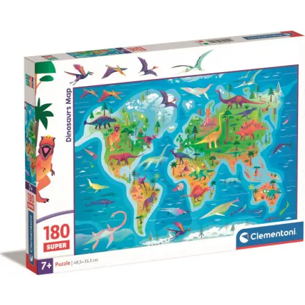 Puzzle Dinosauří mapa 180 dílků