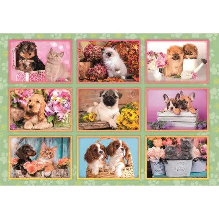 Clementoni Puzzle 180 dílků Super koláž se štěňátky. Koláž štěňat 29788