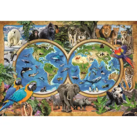 Clementoni Puzzle 300 dílků Super Nádherný svět zvířat 21723