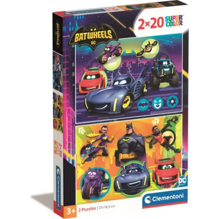 Clementoni Puzzle 2x20 ks SuperColor Batwheels 24806