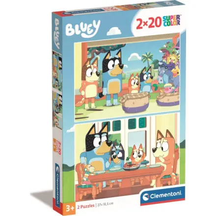 Puzzle Bluey 2x20 dílků - Clementoni