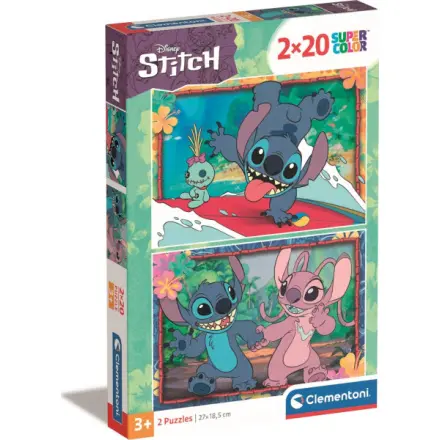 Puzzle Disney Stitch 2x20 dílků - Clementoni