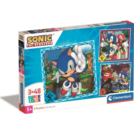 Clementoni - Puzzle 3x48 Square Sonic