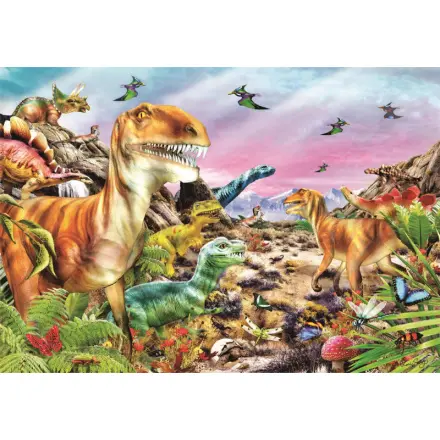 Clementoni Puzzle 104 dílků Super Země dinosaurů 25768